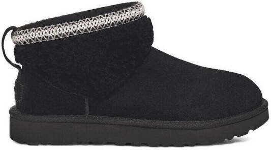 UGG Boots zonder sluiting CLASSIC ULTRA MINI MAXI CURLY winterlaarzen snowboots met etnische textielband aan de schacht - Foto 3