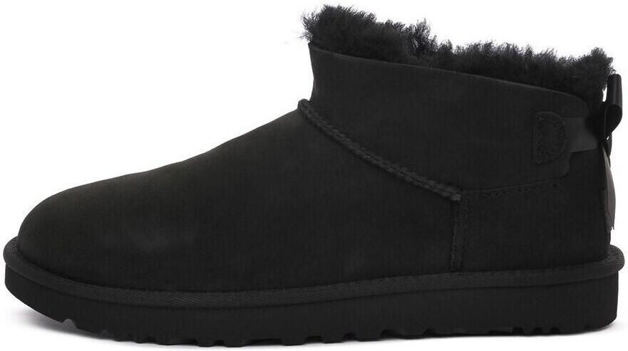 UGG Ultra Mini Bailey Bow Laarzen Zwart Vrouw - Foto 2