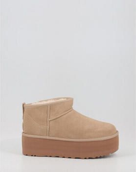 UGG Vachtlaarzen Dames W Classic Ultra Mini Platform Maat: 40 Materiaal: Suède Kleur: Beige - Foto 11