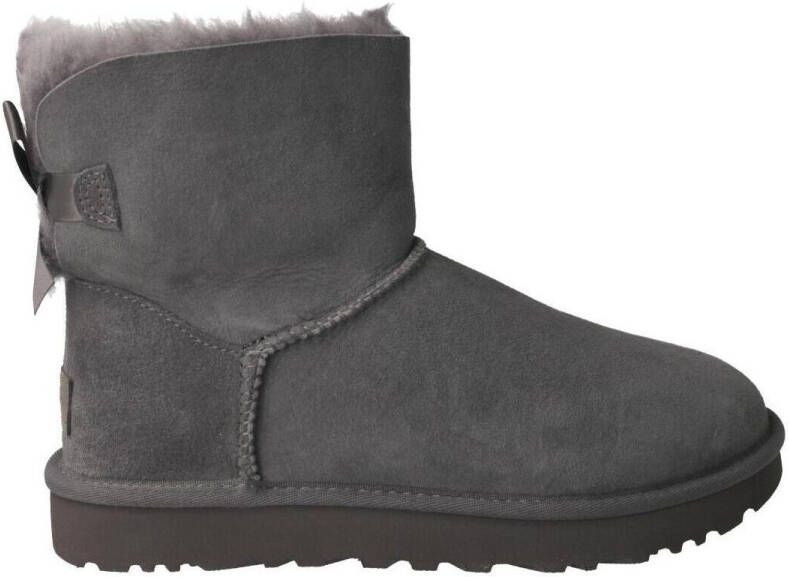 Ugg Mini bailey bow II 1016501 OBS obsidian Grijs - Foto 3