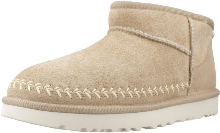 UGG dames enkellaarsje Cl Ultra mini Biarritz suède beige - Foto 2