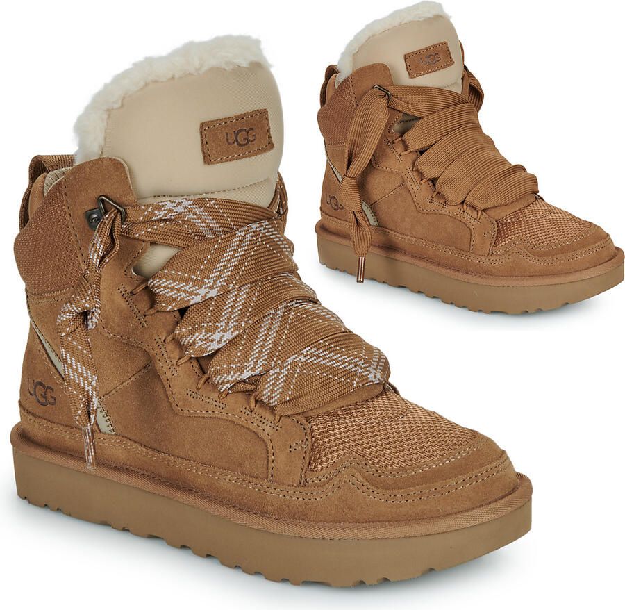 UGG Hoge Sneakers Dames W Highmel Maat: 38 Materiaal: Textiel Kleur: Bruin - Foto 2