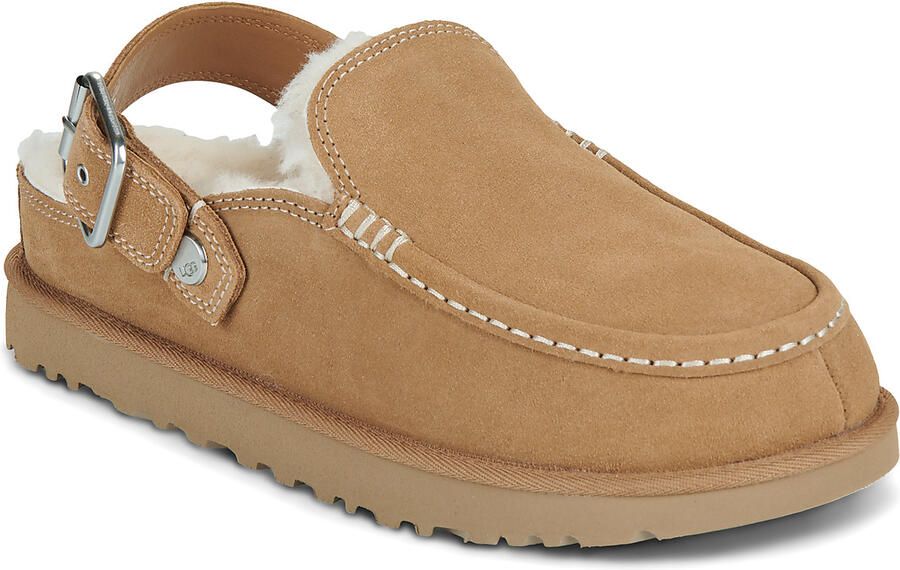UGG Instappers Dames W Goldenstar Evelina Clog Suède Bruin