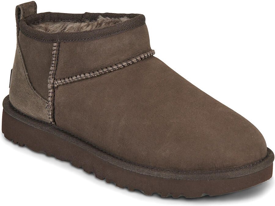 Ugg Classic Ultra Mini voor dames in Dusted Cocoa Dusted Cocoa Dubbelzijdig