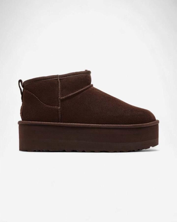 Ugg Laarzen Classic Ultra Mini Platform Boot Burnt Cedar ( 's)