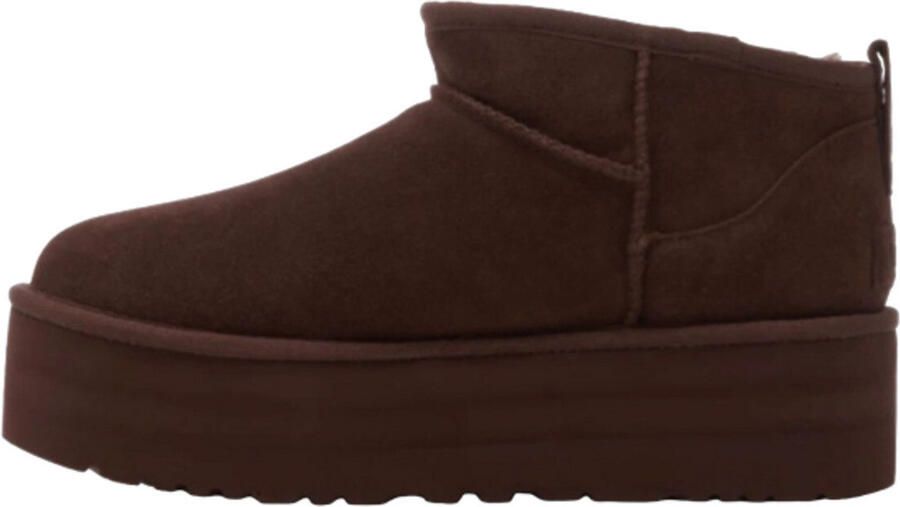 UGG Vachtlaarzen W Classic Ultra Mini Platform Maat: 42 Materiaal: Suède Kleur: Bruin - Foto 2