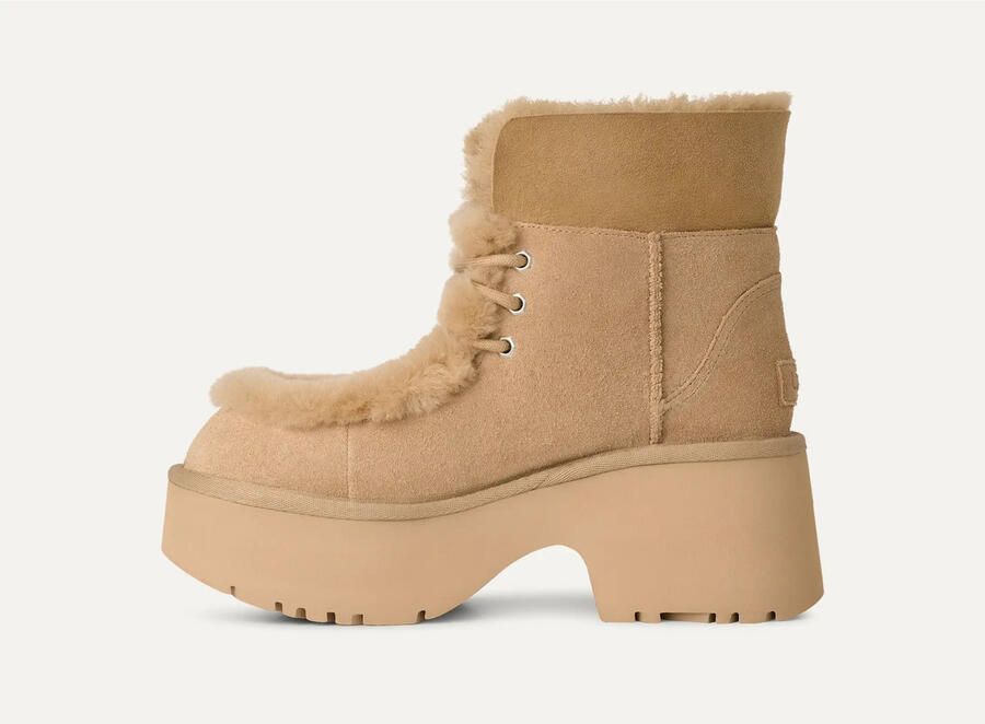 Ugg Classic Esmee Lace Up-laars in Brown Suede - Foto 2