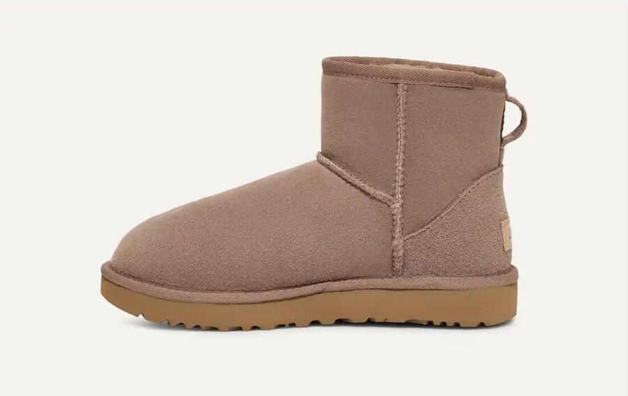 UGG Enkellaarsjes Laarzen Suède Classic Mini II Beige combi - Foto 10