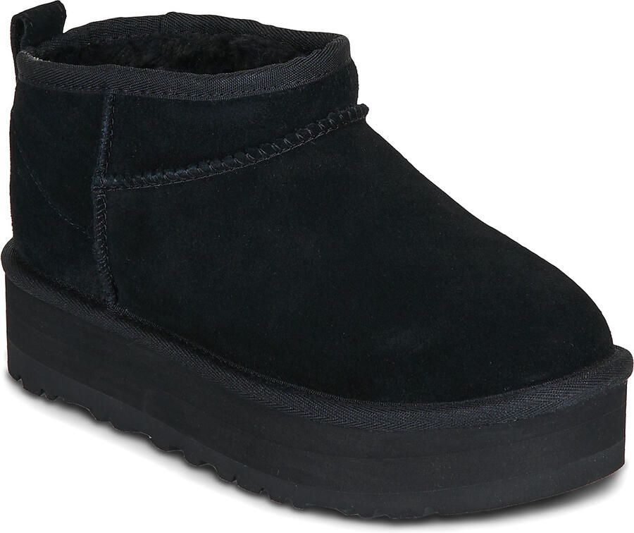 Ugg Classic Ultra Mini Platform-laars voor kinderen in Black - Foto 2