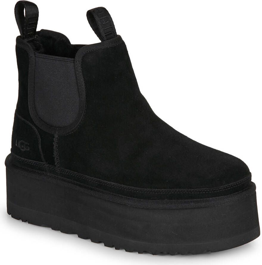 UGG Chelsea Boots Dames W Neumel Platform Chelsea Maat: 43 Materiaal: Suède Kleur: Zwart - Foto 2