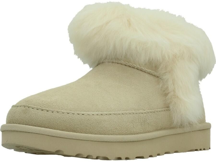 UGG Winterlaarzen Classic Ultra Mini Chalet Enkellaarsjes instaplaarzen met modieuze schapenvacht versiering - Foto 2