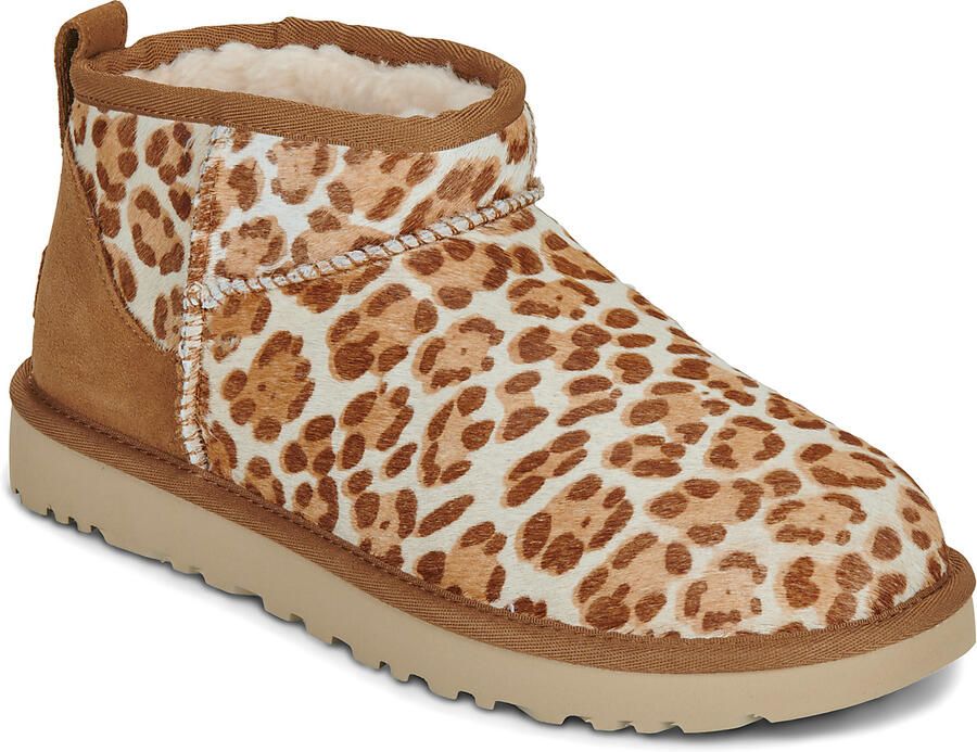 Ugg Classic Ultra Mini Plains laars in Felicity Leopard Jasmine - Foto 3