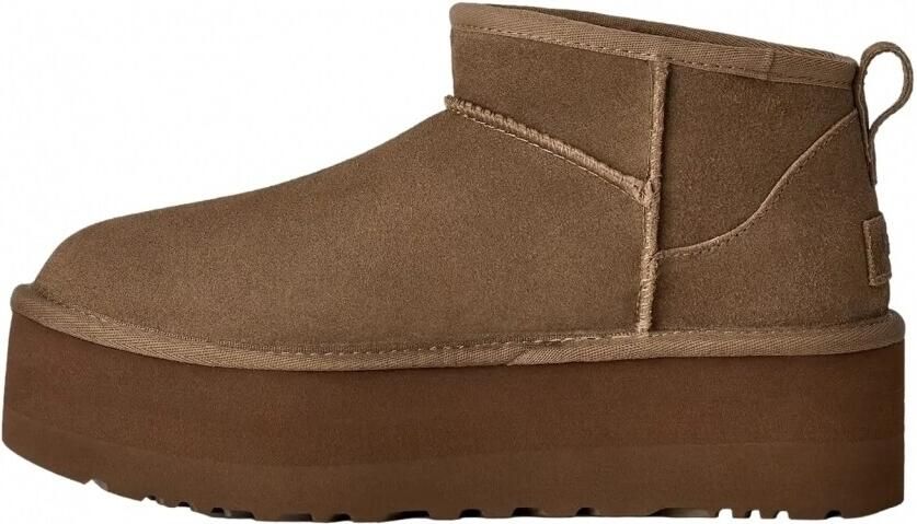 Ugg Laarzen W Classic Ultra Mini Platform Boot Light Bronze