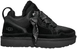 UGG Plateausneakers LOWMEL Midcut sneaker veterschoen met gewatteerde schachtrand