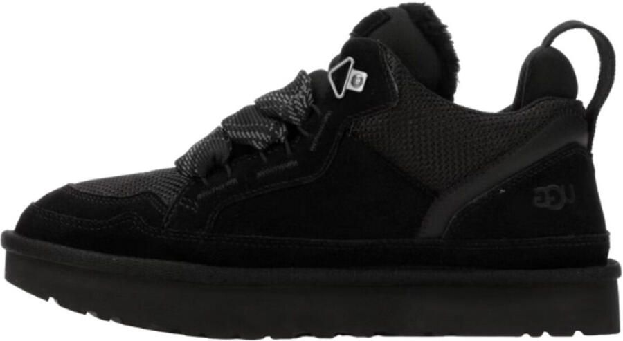 UGG Lage Sneakers Dames W Lowmel Maat: 39 Materiaal: Suède Kleur: Zwart - Foto 4