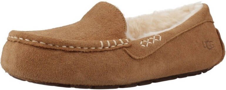UGG Pantoffels Dames Sloffen Instappers Wol Harde zool Dichte hiel 1106878 Cognac - Foto 6