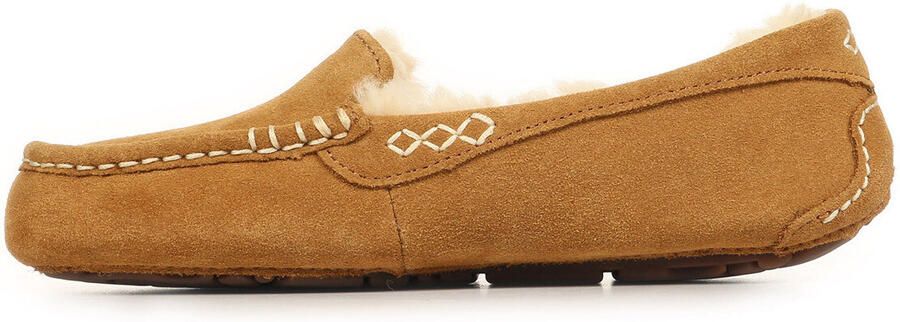 UGG Pantoffels Dames Sloffen Instappers Wol Harde zool Dichte hiel 1106878 Cognac - Foto 2