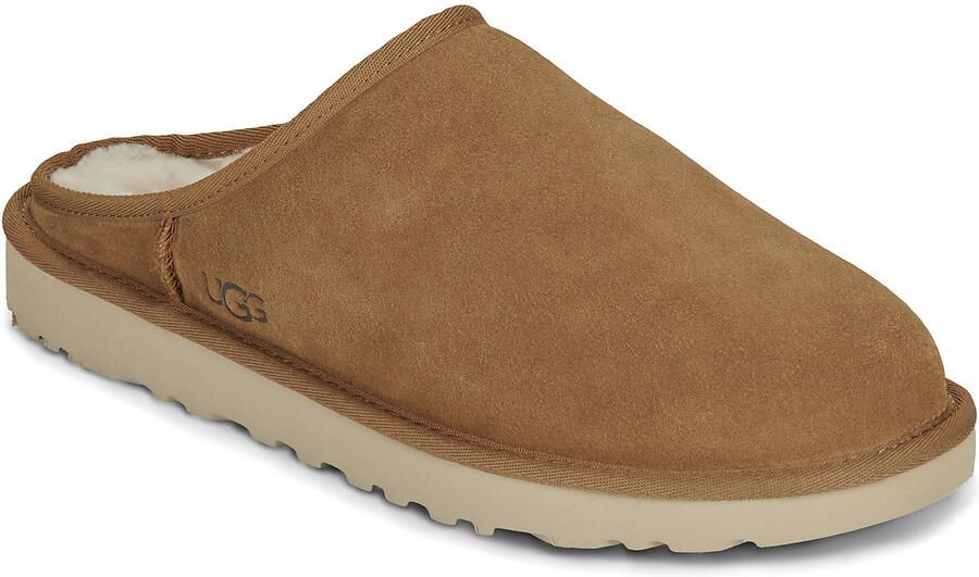 UGG Pantoffels Heren M Classic Slip-on Maat: 45 Materiaal: Suède Kleur: Cognac - Foto 6