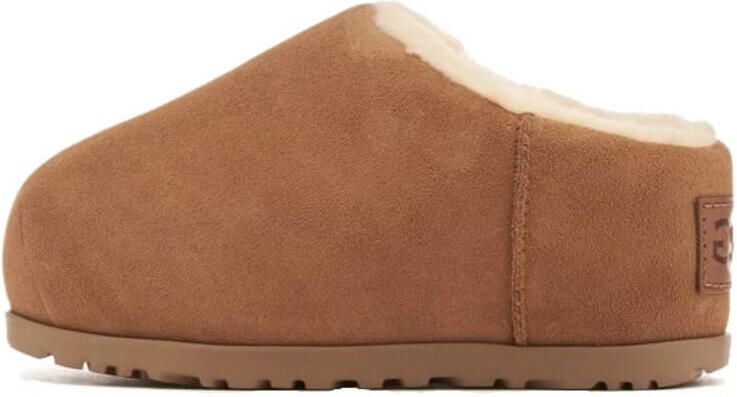 Ugg Kameel Slide Klompen met Gewatteerd Schuim Brown - Foto 3