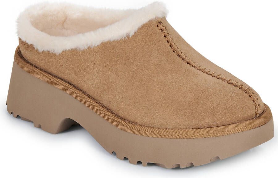UGG Instappers Dames New Heights Cozy Clog Maat: 37 Materiaal: Suède Kleur: Cognac - Foto 6
