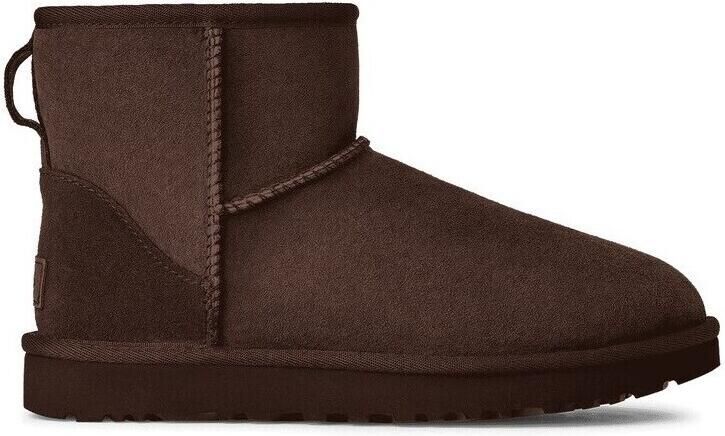 UGG Laarzen Donkerbruin W Classic Mini Ii Enkellaarzen Donkerbruin - Foto 2