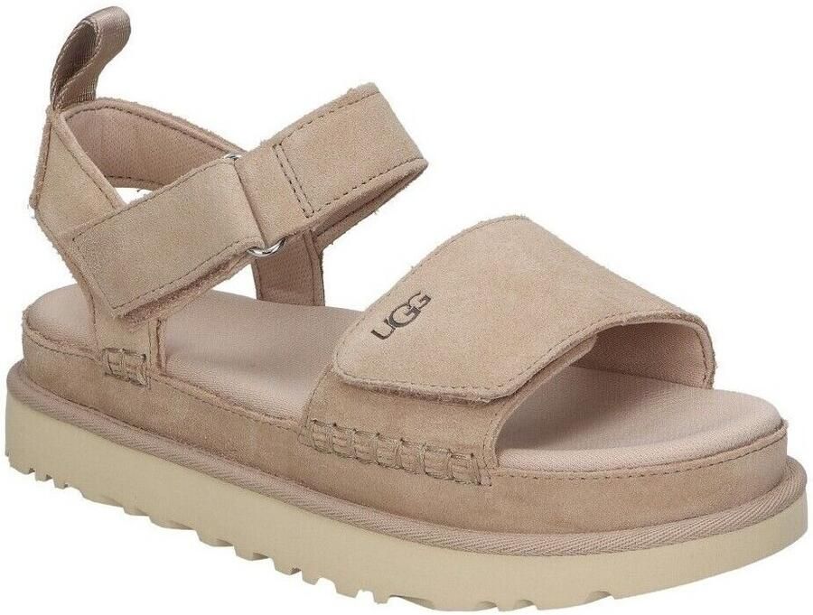 UGG Sandalen met Hak Dames W Goldenstar Maat: 40 Materiaal: Suède Kleur: Beige - Foto 2