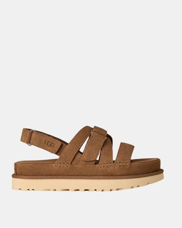 UGG Sandalen met Hak Dames W Goldenstar Gleam Maat: 39 Materiaal: Suède Kleur: Camel - Foto 8