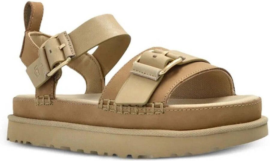 UGG Dames W Goldenstar Villa Maat: 36 Materiaal: Leer Kleur: Beige - Foto 2