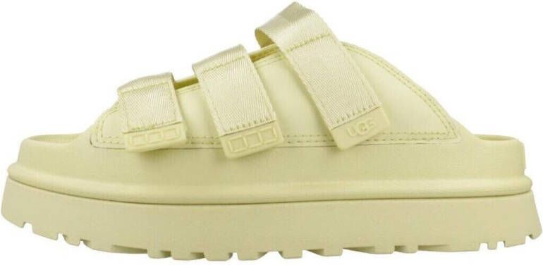 UGG Slippers GOLDENGLOW SLIDE plateauschoen sandaal flats met voetbed - Foto 4