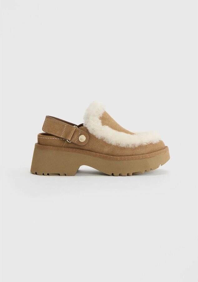 UGG Bruine Suède Plateau Pumps