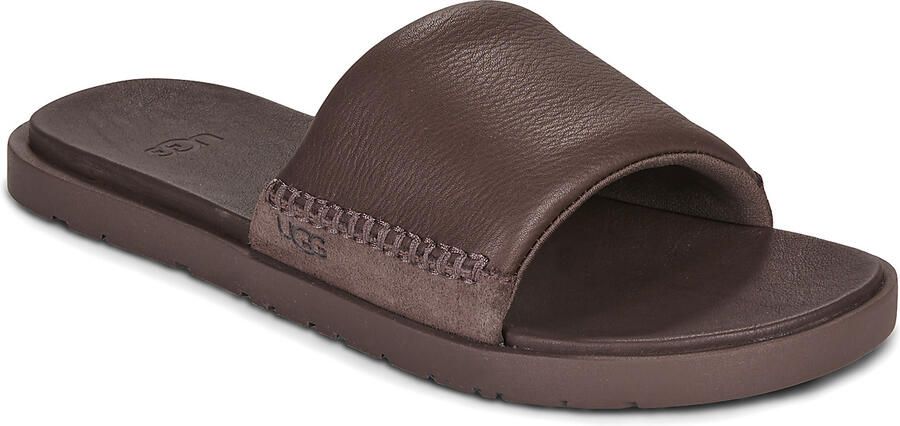UGG Slippers Heren M Seaside Ii Slide Maat: 42 Materiaal: Leer Kleur: Bruin - Foto 3