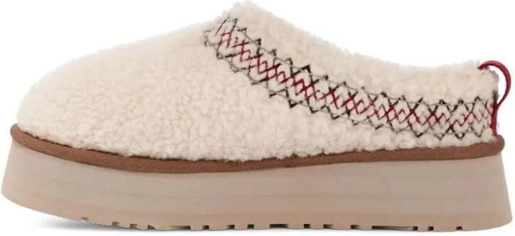 Ugg Beige Leren Vlecht Platform Slip-On Beige - Foto 5