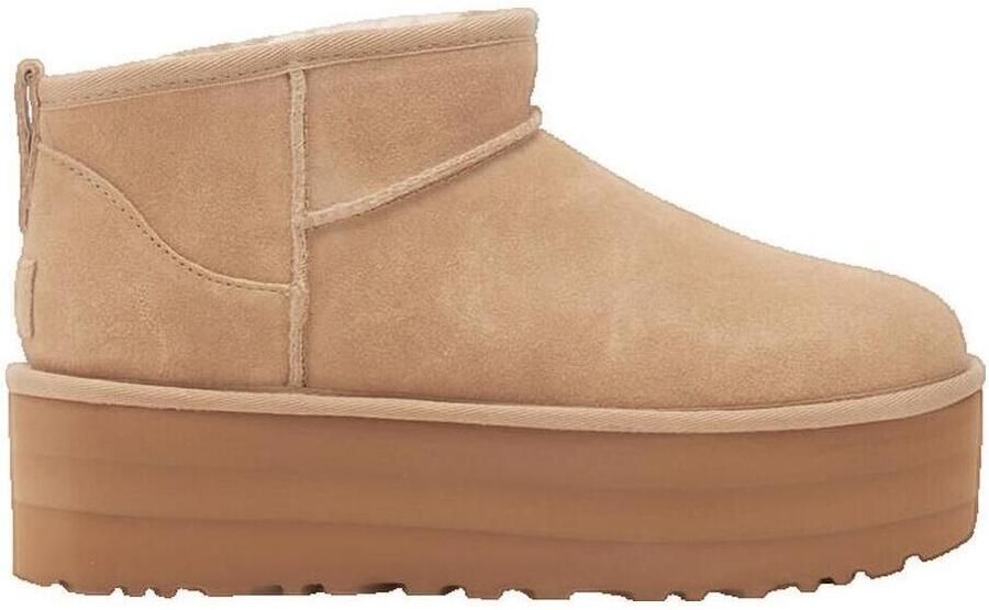 Ugg Snowboots Escarpins Classic Ultra Mini Platform sable