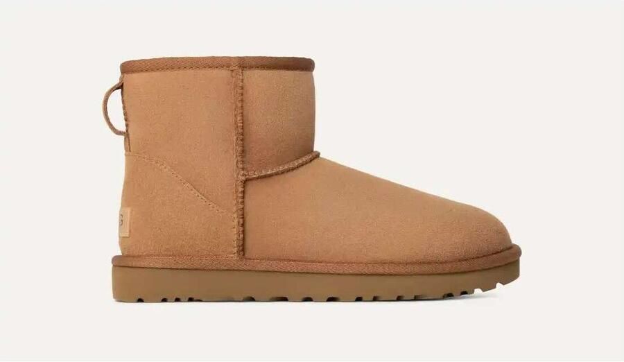 Ugg Classic Mini II-laars voor kinderen in Chestnut Dubbelzijdig