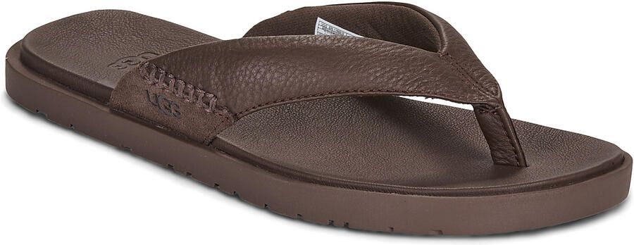 UGG Teenslippers Heren M Seaside Ii Flip Maat: 40 Materiaal: Leer Kleur: Bruin - Foto 2