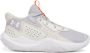 Under Armour UA JET 23 basketbalschoenen unisex 3026634 011 grijs rood - Thumbnail 2