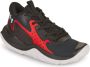 Under Armour Basketbalschoenen Grade School Jet '23 Zwart Rood Wit 38.5 - Thumbnail 1