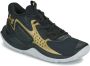 Under Armour Unisex basketbalschoenen Jet '23 Zwart Metalen Goud Metalen Goud 45.5 - Thumbnail 2