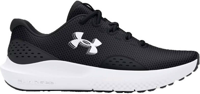 Under Armour UA W Charged Surge 4-BLK Dames Sportschoenen Zwart Antraciet Wit