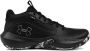 Under Armour Lockdown 7 Basketbalschoenen Sneaker Unisex 3028512 003 Zwart - Thumbnail 2
