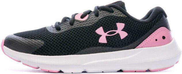 Under Armour BGS Surge 3 hardloopschoenen schoenen zwart roze Mesh 37.5 - Foto 5