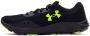 Under Armour Charged Pursuit 3 hardloopschoenen heren 3024878 06 zwart geel - Thumbnail 2