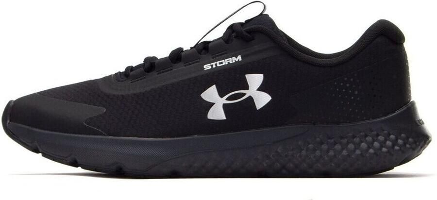 Under Armour Charged Rogue 3 Storm Hardloopschoenen Black Metallic Silver Heren - Foto 2