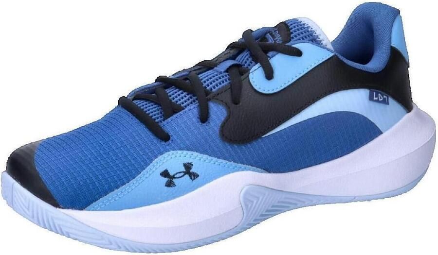 Under Armour Lockdown 7 Low Basketbalschoenen Blauw - Foto 2