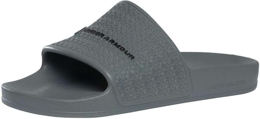 Under Armour UA ARMR SLIDE LITE-GRY Heren Slippers Titan Grijs Zwart - Foto 2