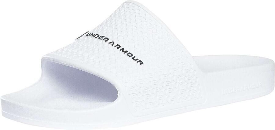 Under Armour UA ARMR SLIDE LITE-WHT Heren Slippers Wit Zwart - Foto 2