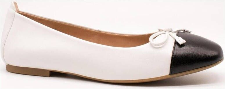 Unisa Belle NS White Black Ballerina-s