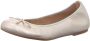 UNISA Ballerina Dames Acor Maat: 39 Materiaal: Leer Kleur: Goud - Thumbnail 4