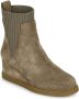 UNISA Enkellaarsjes Dames Jualo Maat: 42 Materiaal: Suède Kleur: Taupe - Thumbnail 4