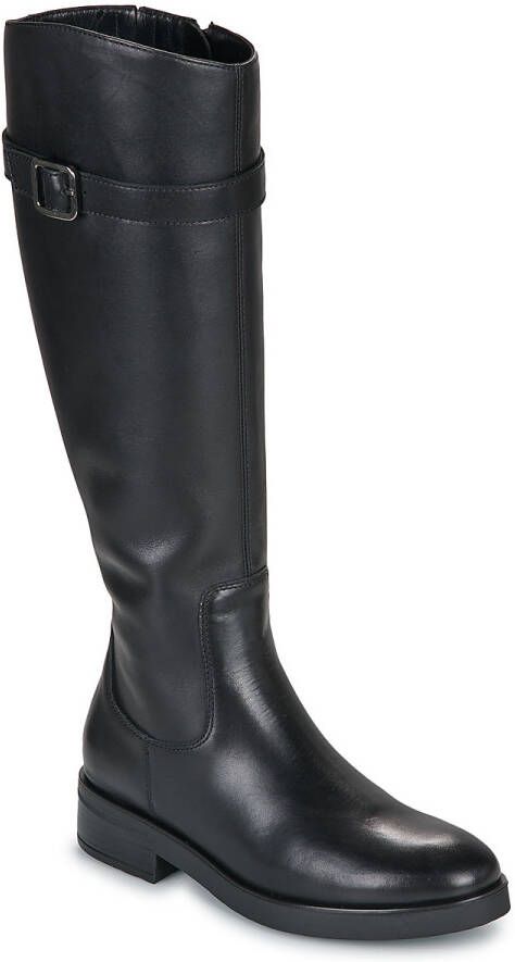 Unisa Edeli_BS leren hoge laarzen zwart - Foto 5